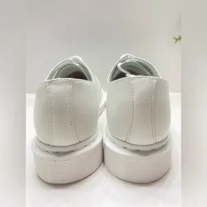 NEW Dr Martens 1461 For Pride Oxford Shoes White Smooth Leather M9/W10, M10/W 11 1461 Pride White Smooth Leather Oxford Shoes – Posers Hollywood main image 3